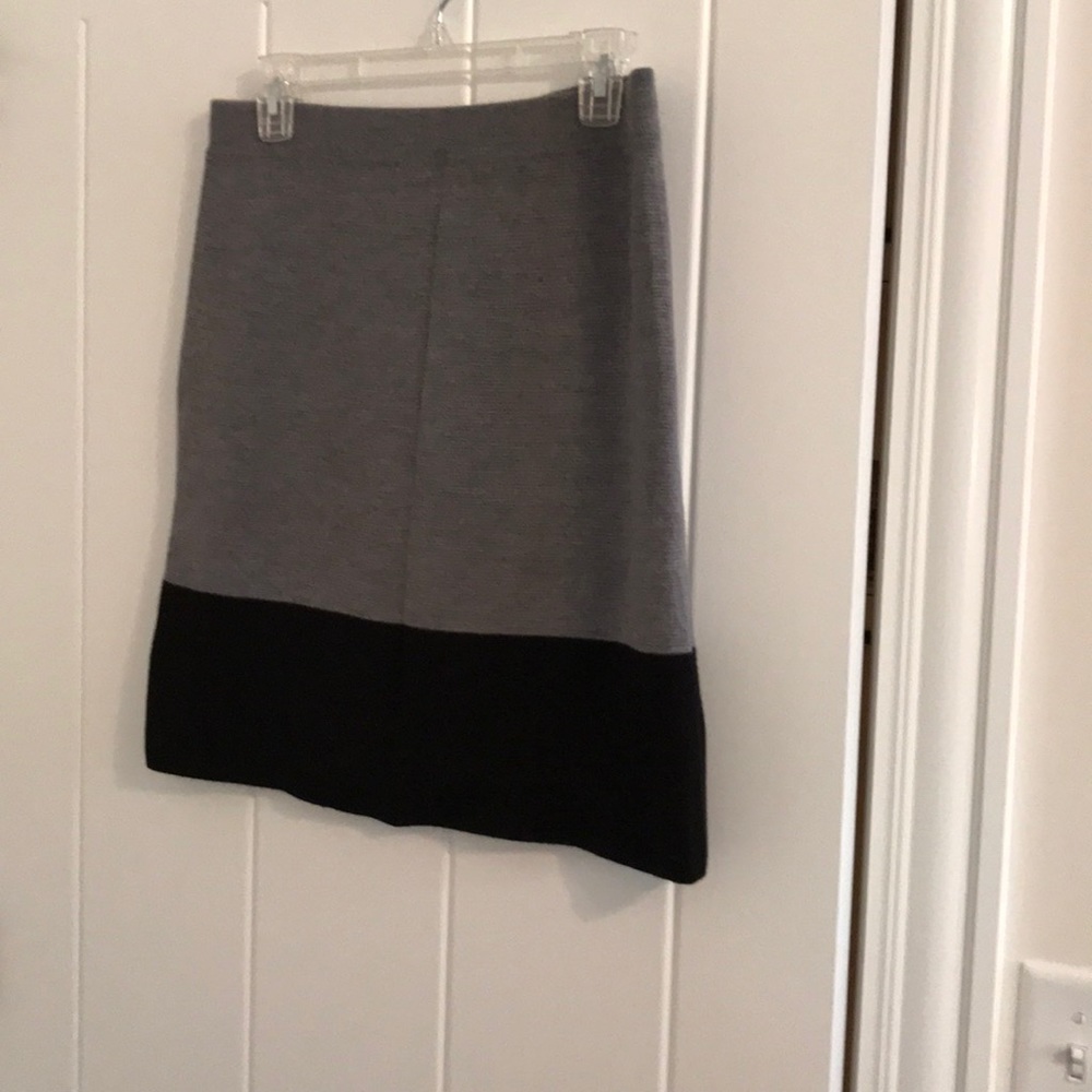 LOFT color block sweater pencil skirt